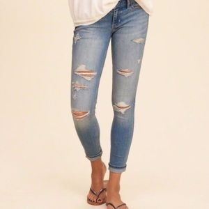 Hollister Low Rose Skinny Jeans